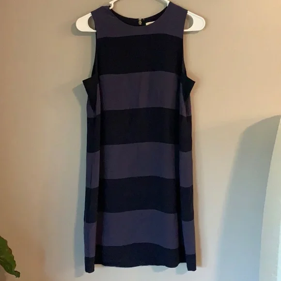 Fossil Dresses Fossil Womens Silk Striped Dress Poshmark